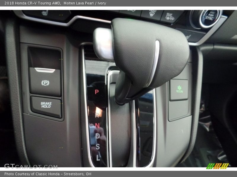 Molten Lava Pearl / Ivory 2018 Honda CR-V Touring AWD