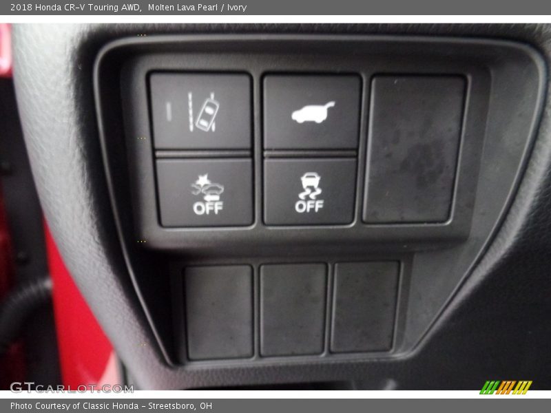 Molten Lava Pearl / Ivory 2018 Honda CR-V Touring AWD