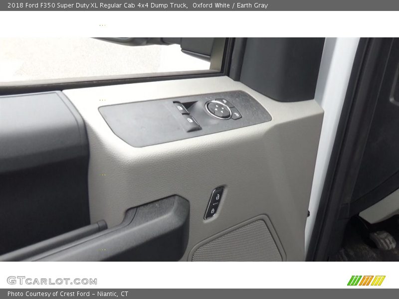 Oxford White / Earth Gray 2018 Ford F350 Super Duty XL Regular Cab 4x4 Dump Truck