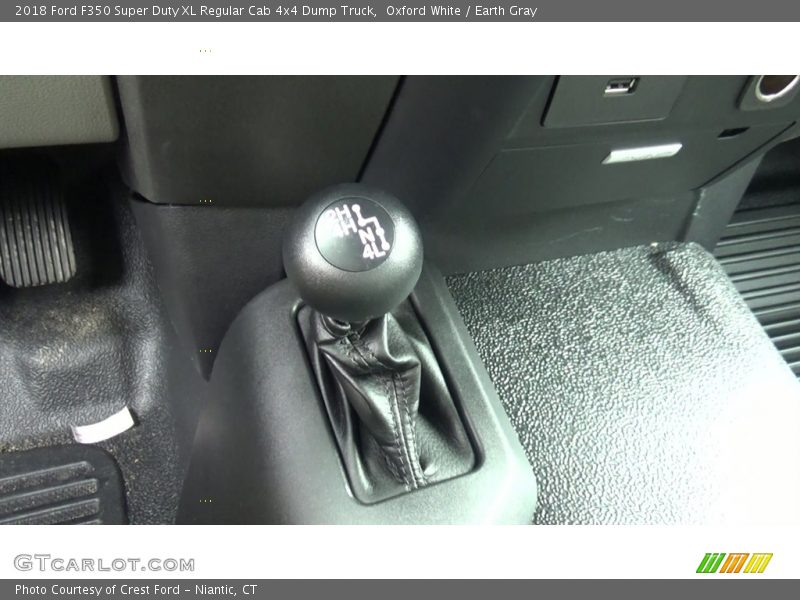 Oxford White / Earth Gray 2018 Ford F350 Super Duty XL Regular Cab 4x4 Dump Truck