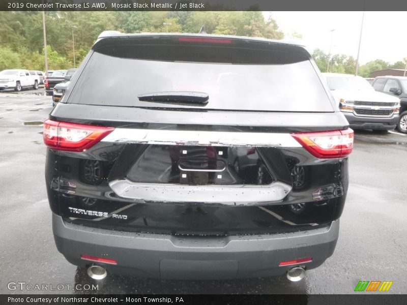 Mosaic Black Metallic / Jet Black 2019 Chevrolet Traverse LS AWD