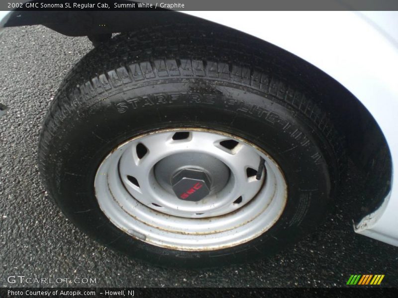 Summit White / Graphite 2002 GMC Sonoma SL Regular Cab
