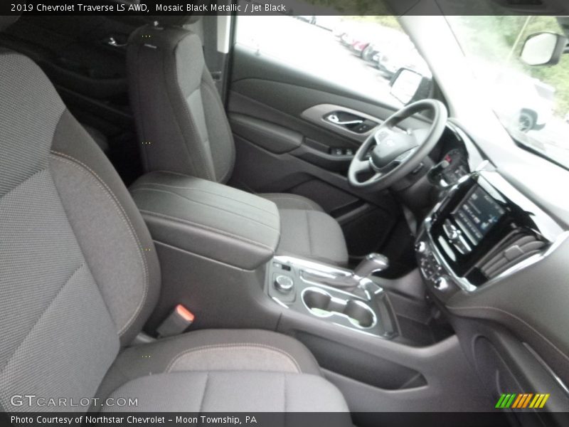 Mosaic Black Metallic / Jet Black 2019 Chevrolet Traverse LS AWD