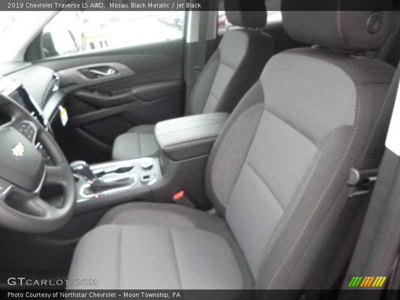 Mosaic Black Metallic / Jet Black 2019 Chevrolet Traverse LS AWD