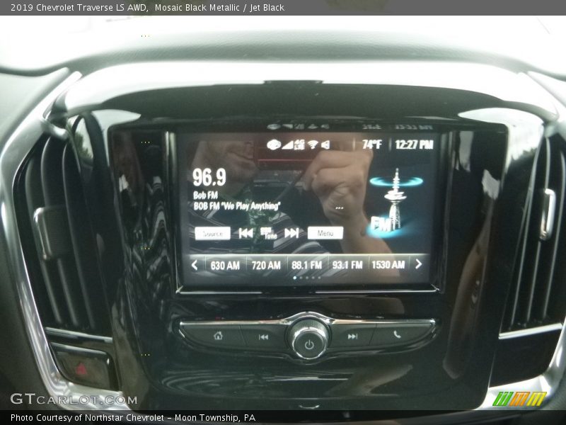 Mosaic Black Metallic / Jet Black 2019 Chevrolet Traverse LS AWD
