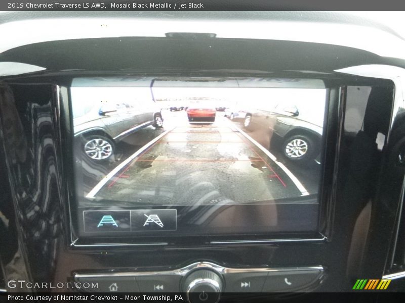 Mosaic Black Metallic / Jet Black 2019 Chevrolet Traverse LS AWD