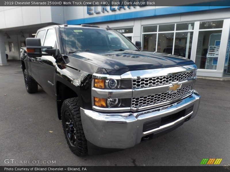 Black / Dark Ash/Jet Black 2019 Chevrolet Silverado 2500HD Work Truck Crew Cab 4WD
