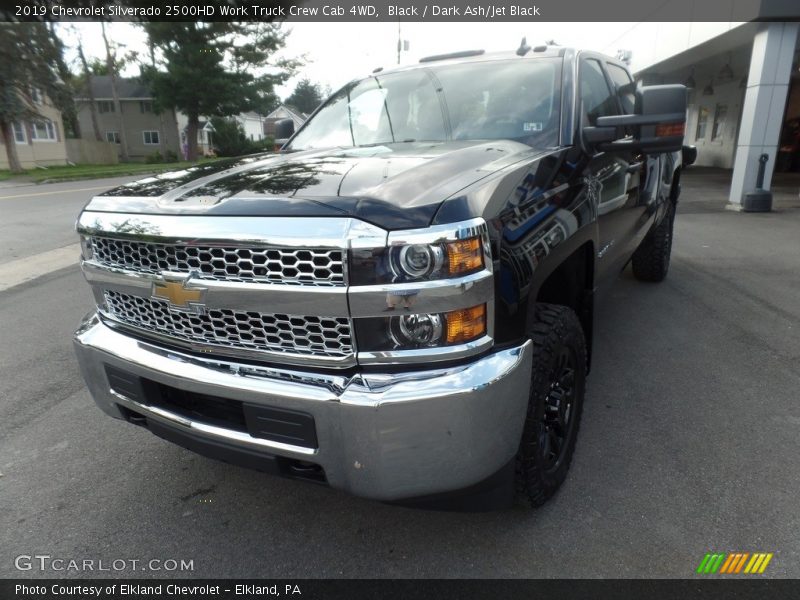 Black / Dark Ash/Jet Black 2019 Chevrolet Silverado 2500HD Work Truck Crew Cab 4WD