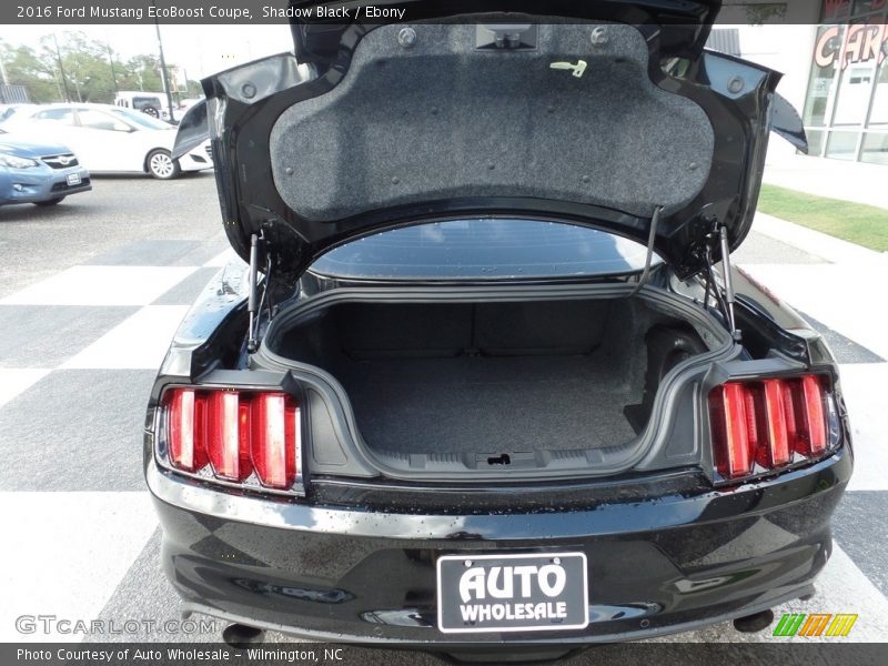 Shadow Black / Ebony 2016 Ford Mustang EcoBoost Coupe