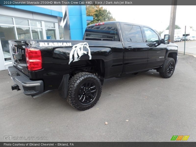 Black / Dark Ash/Jet Black 2019 Chevrolet Silverado 2500HD Work Truck Crew Cab 4WD