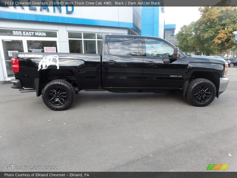 Black / Dark Ash/Jet Black 2019 Chevrolet Silverado 2500HD Work Truck Crew Cab 4WD