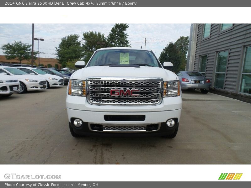 Summit White / Ebony 2014 GMC Sierra 2500HD Denali Crew Cab 4x4