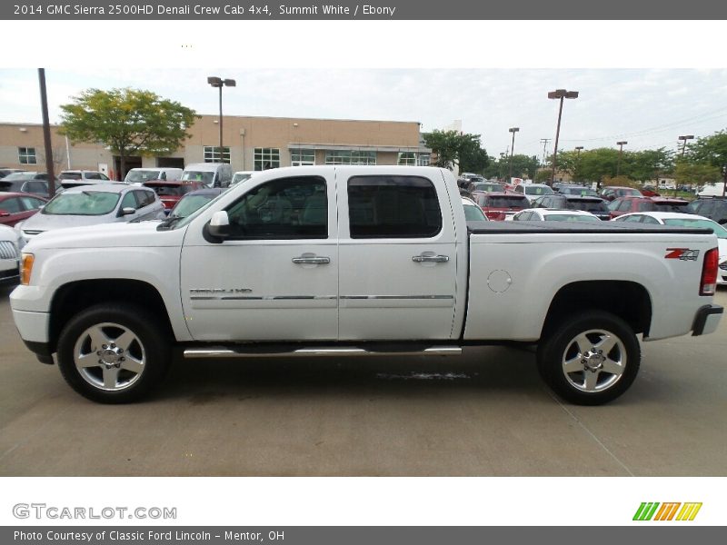 Summit White / Ebony 2014 GMC Sierra 2500HD Denali Crew Cab 4x4