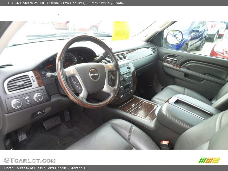 Summit White / Ebony 2014 GMC Sierra 2500HD Denali Crew Cab 4x4