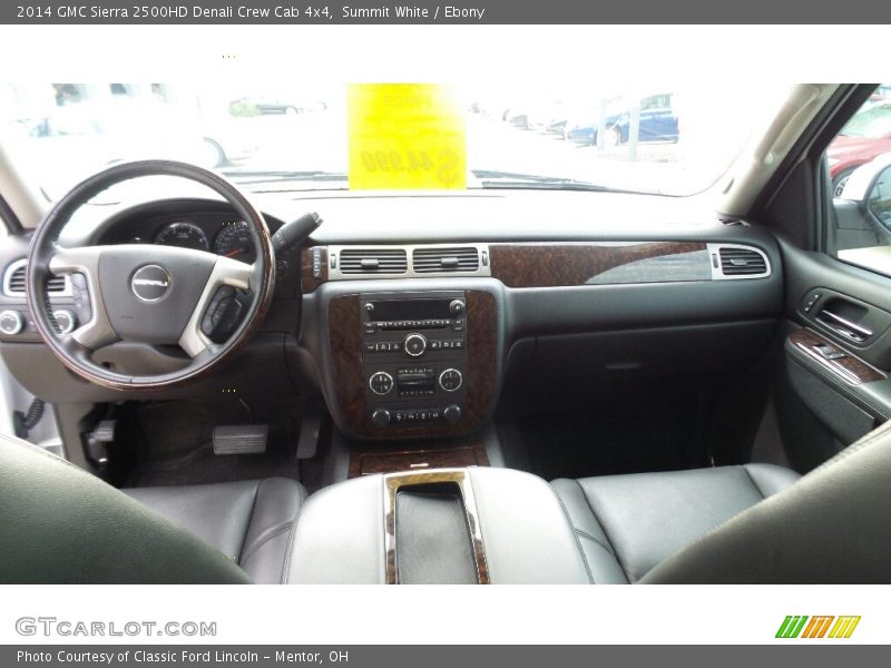 Summit White / Ebony 2014 GMC Sierra 2500HD Denali Crew Cab 4x4