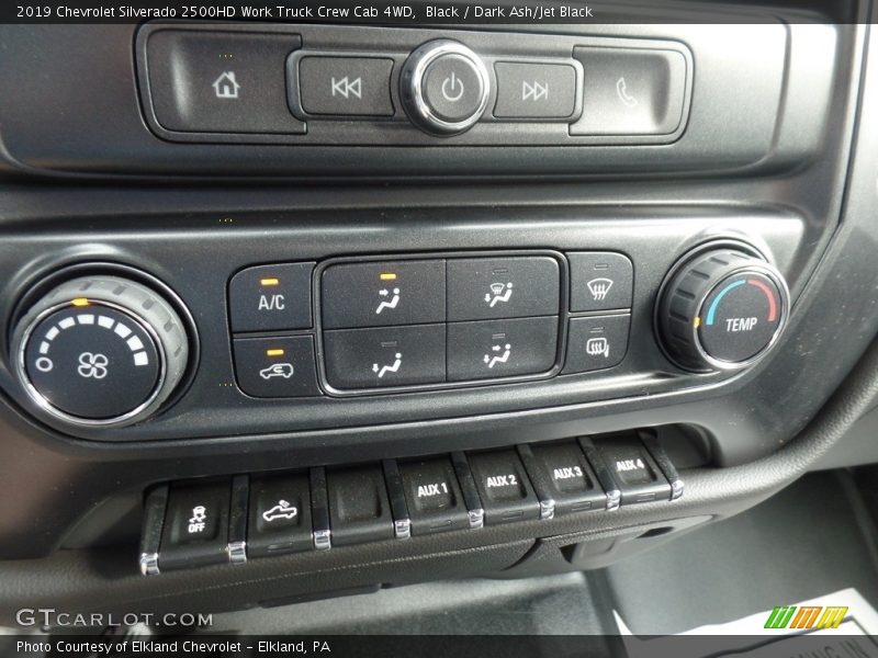 Black / Dark Ash/Jet Black 2019 Chevrolet Silverado 2500HD Work Truck Crew Cab 4WD