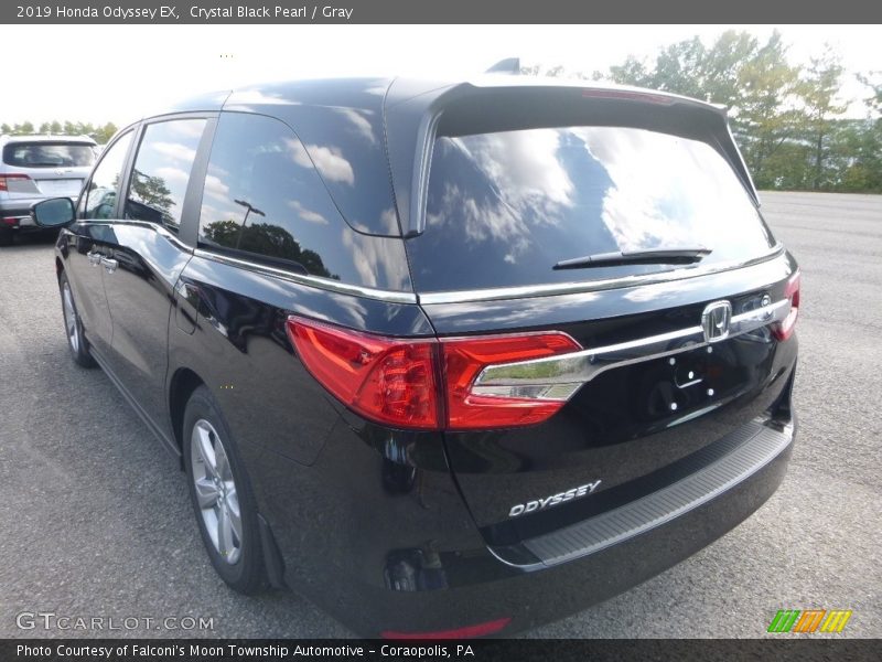 Crystal Black Pearl / Gray 2019 Honda Odyssey EX