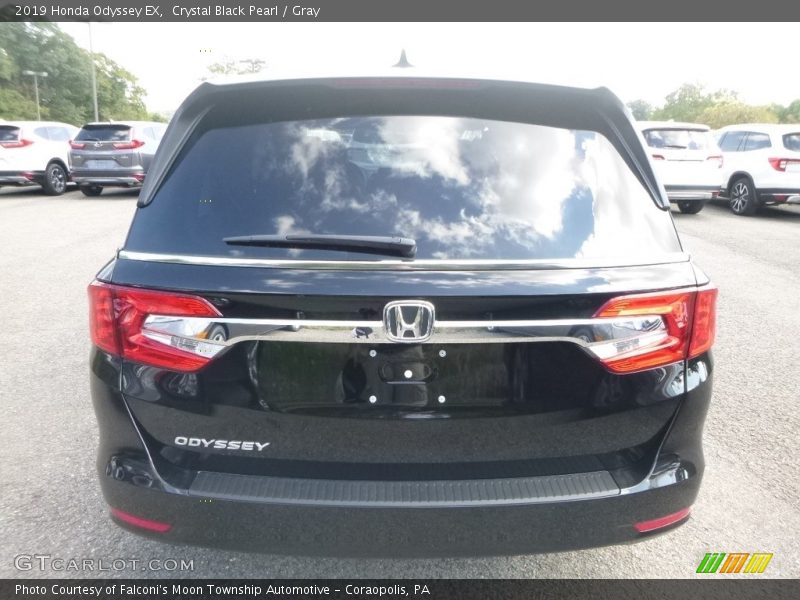 Crystal Black Pearl / Gray 2019 Honda Odyssey EX