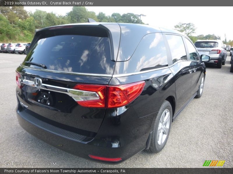 Crystal Black Pearl / Gray 2019 Honda Odyssey EX