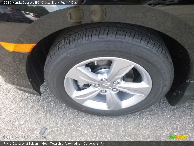 Crystal Black Pearl / Gray 2019 Honda Odyssey EX