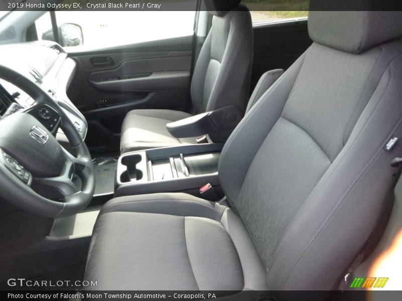 Crystal Black Pearl / Gray 2019 Honda Odyssey EX