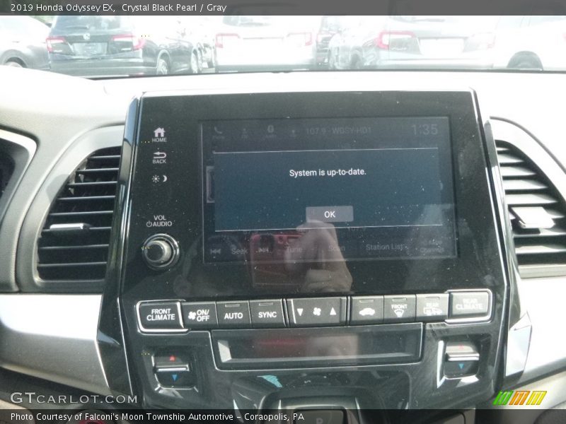 Crystal Black Pearl / Gray 2019 Honda Odyssey EX