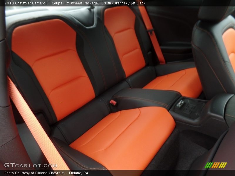 Crush (Orange) / Jet Black 2018 Chevrolet Camaro LT Coupe Hot Wheels Package