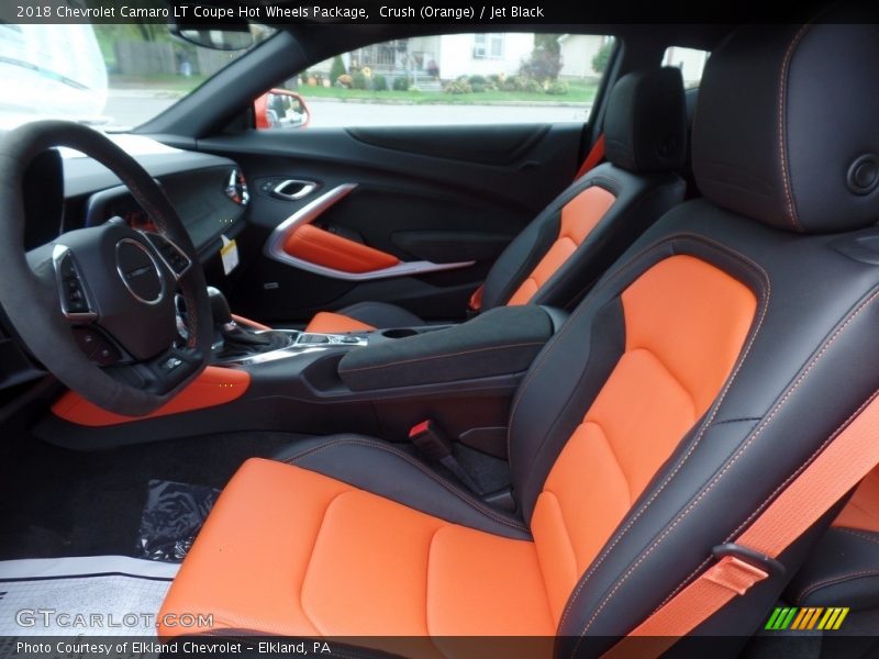 Crush (Orange) / Jet Black 2018 Chevrolet Camaro LT Coupe Hot Wheels Package