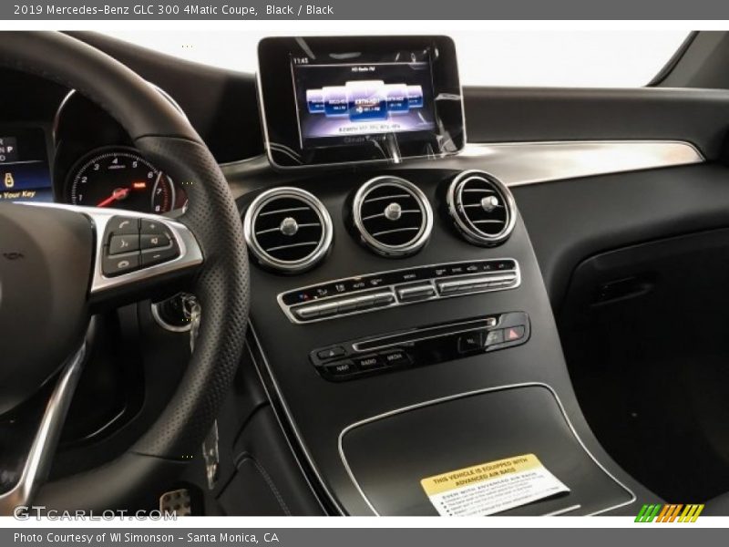 Controls of 2019 GLC 300 4Matic Coupe