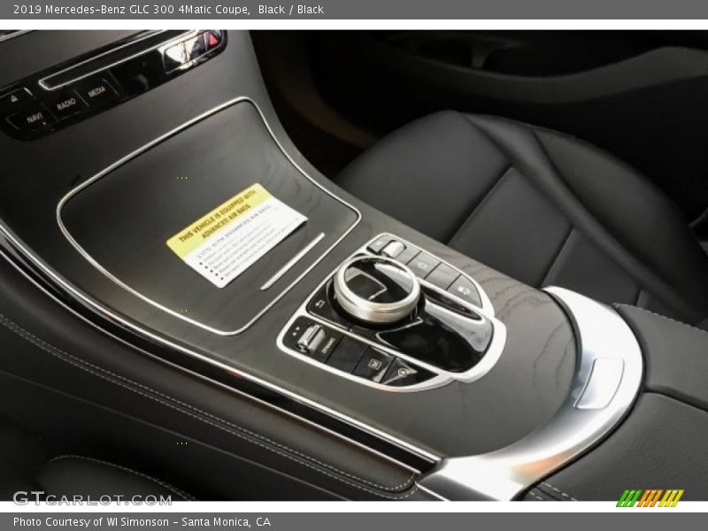 Controls of 2019 GLC 300 4Matic Coupe