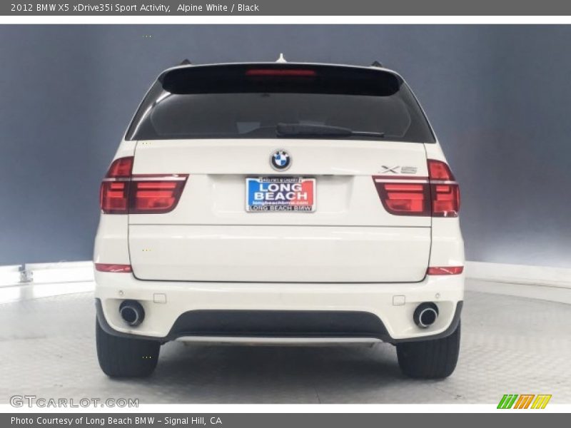 Alpine White / Black 2012 BMW X5 xDrive35i Sport Activity