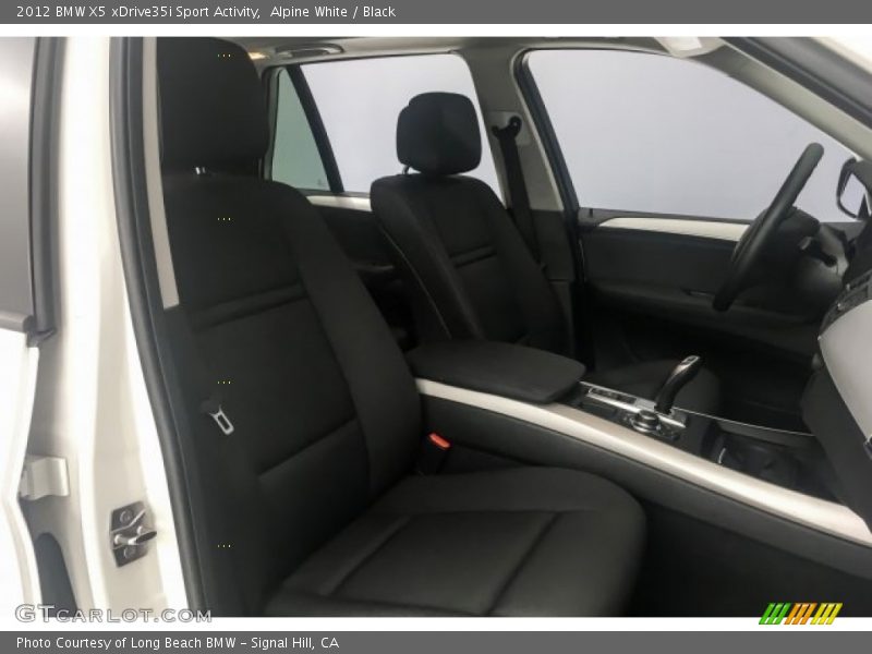 Alpine White / Black 2012 BMW X5 xDrive35i Sport Activity