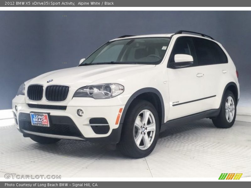 Alpine White / Black 2012 BMW X5 xDrive35i Sport Activity