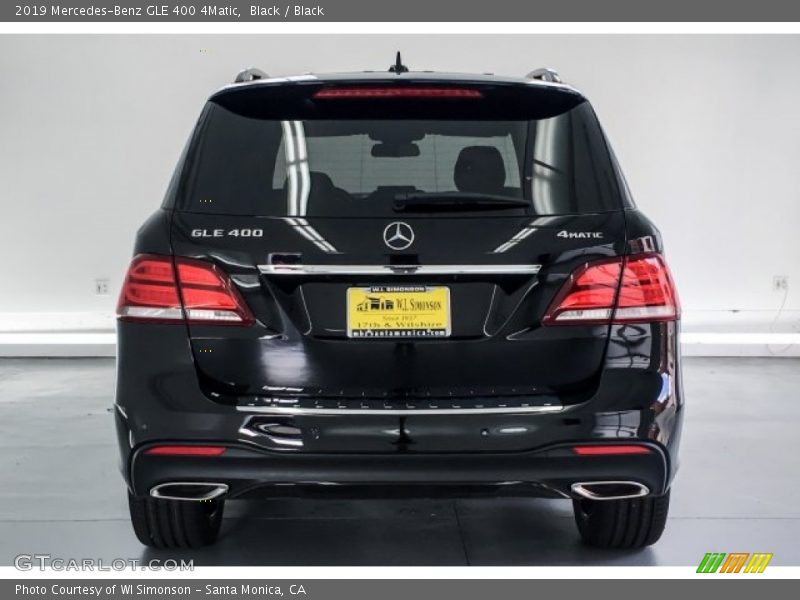 Black / Black 2019 Mercedes-Benz GLE 400 4Matic