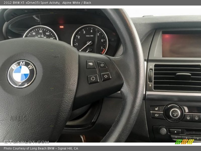 Alpine White / Black 2012 BMW X5 xDrive35i Sport Activity