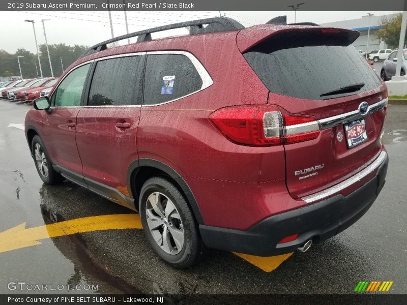 Crimson Red Pearl / Slate Black 2019 Subaru Ascent Premium