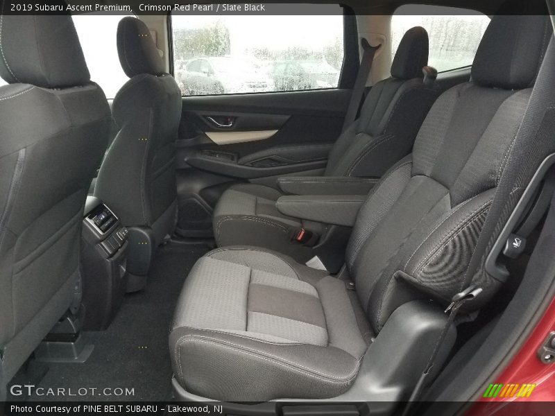 Crimson Red Pearl / Slate Black 2019 Subaru Ascent Premium