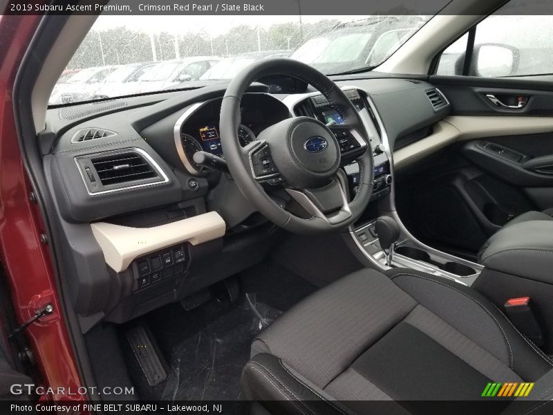 Crimson Red Pearl / Slate Black 2019 Subaru Ascent Premium