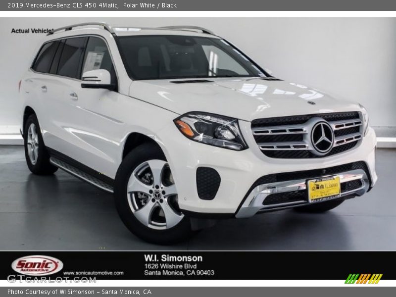 Polar White / Black 2019 Mercedes-Benz GLS 450 4Matic