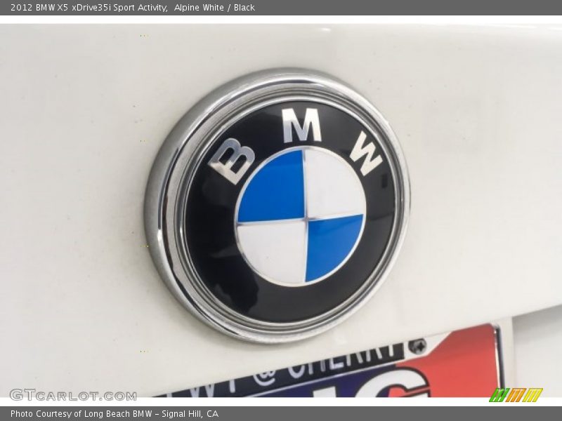 Alpine White / Black 2012 BMW X5 xDrive35i Sport Activity
