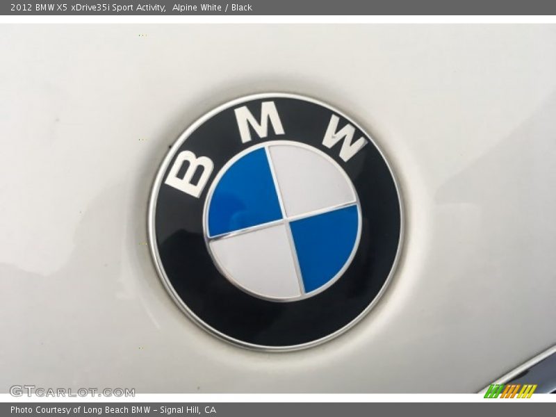 Alpine White / Black 2012 BMW X5 xDrive35i Sport Activity