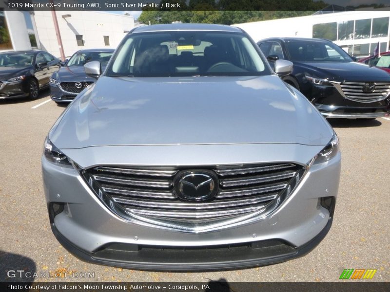 Sonic Silver Metallic / Black 2019 Mazda CX-9 Touring AWD