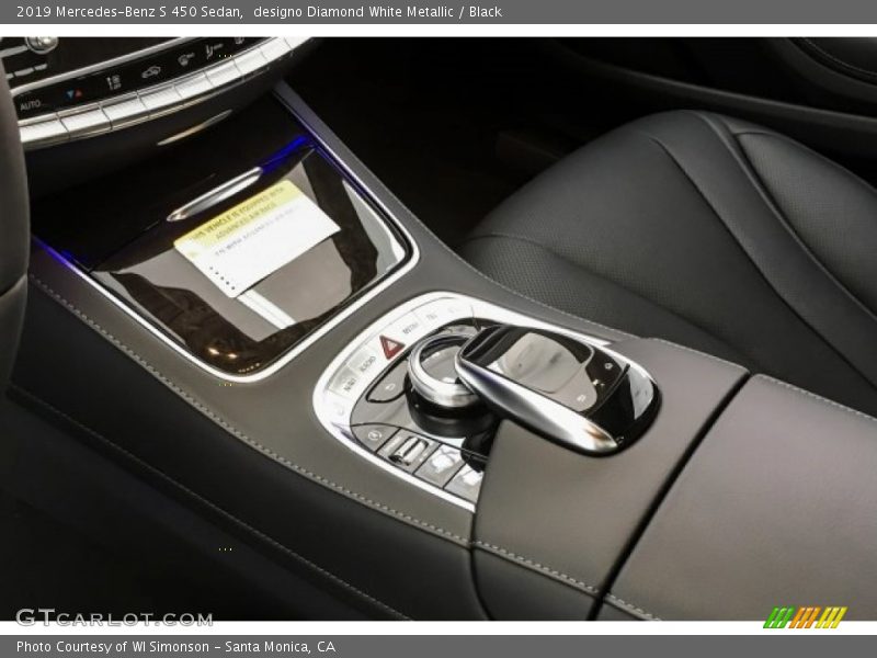 designo Diamond White Metallic / Black 2019 Mercedes-Benz S 450 Sedan