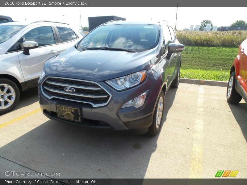Smoke / Ebony Black 2018 Ford EcoSport SE