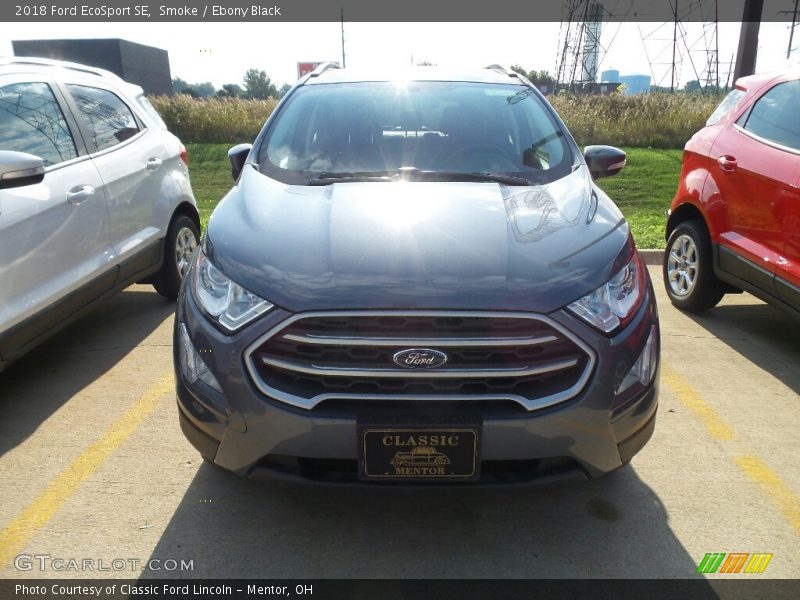 Smoke / Ebony Black 2018 Ford EcoSport SE