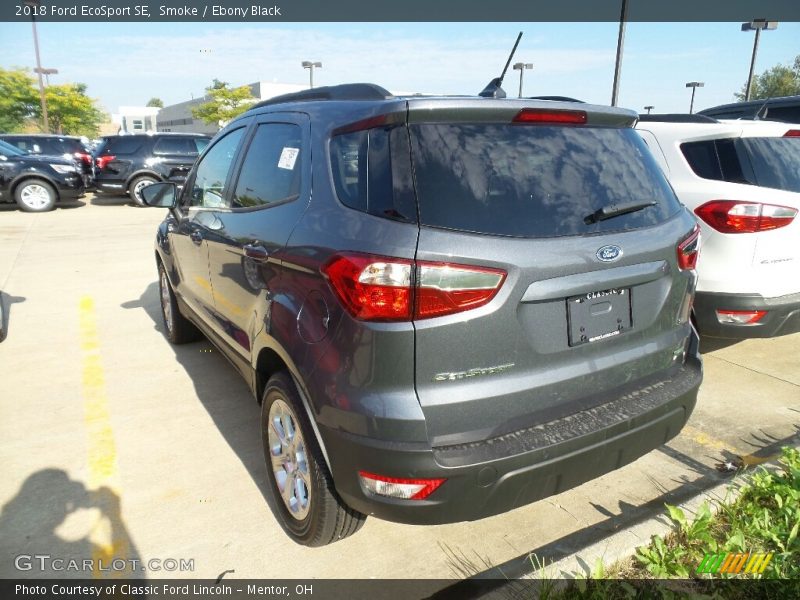 Smoke / Ebony Black 2018 Ford EcoSport SE