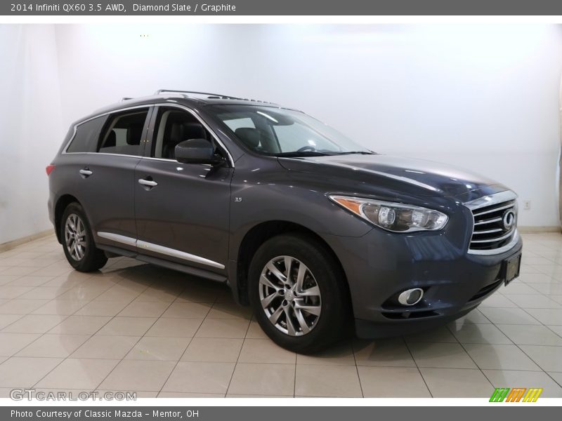 Diamond Slate / Graphite 2014 Infiniti QX60 3.5 AWD