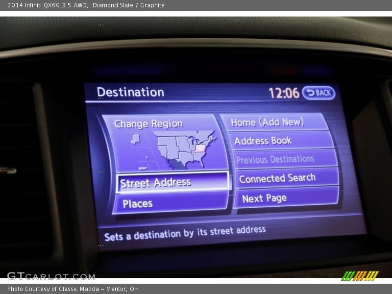 Diamond Slate / Graphite 2014 Infiniti QX60 3.5 AWD