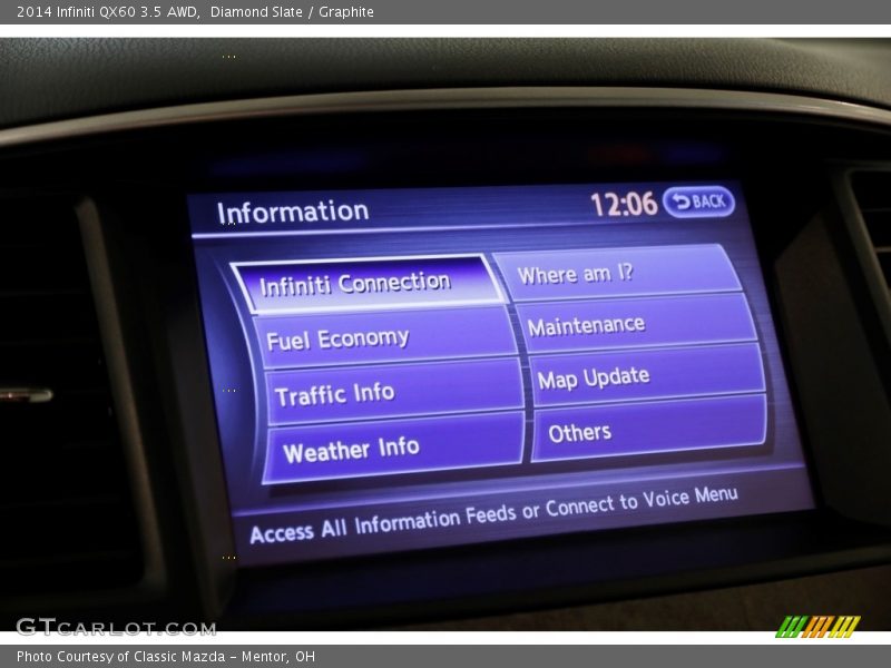 Diamond Slate / Graphite 2014 Infiniti QX60 3.5 AWD