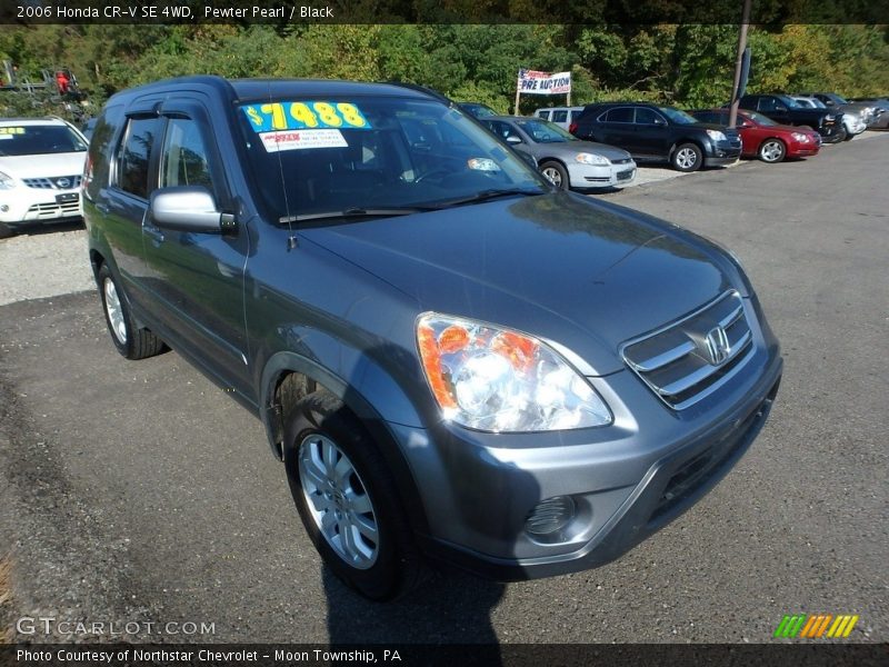 Pewter Pearl / Black 2006 Honda CR-V SE 4WD